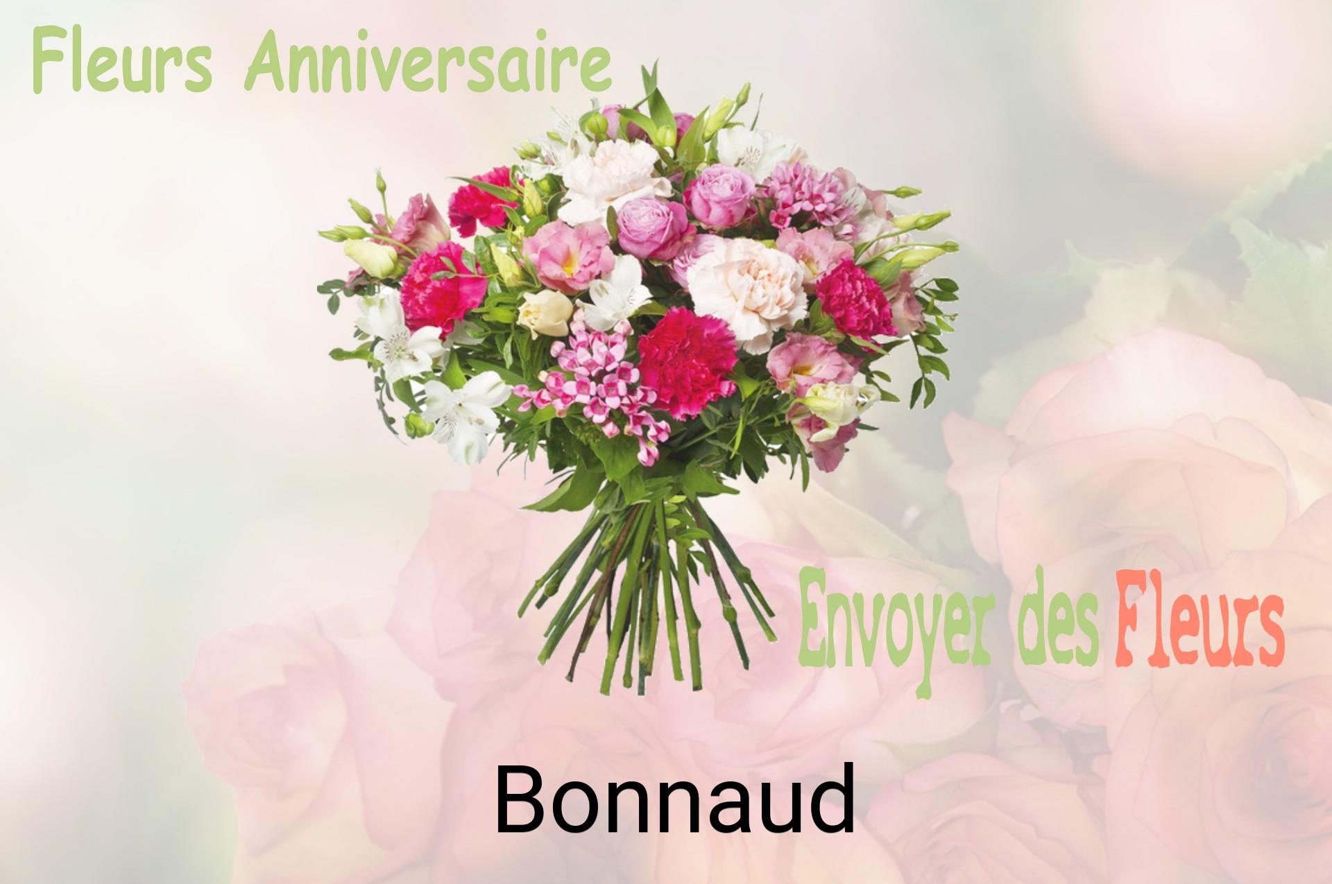 Bouquet de fleurs d’anniversaire livré à Bonnaud